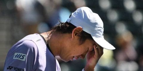 西岡 無念の途中棄権に「応援に応えられず申し訳なかったです」。次大会マイアミは欠場へ[ATP1000 インディアンウェルズ]