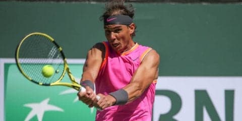 【速報】ナダルが第1セットを先取。世界13位ハチャノフとの準々決勝[ATP1000 インディアンウェルズ]