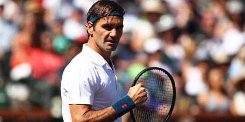 フェデラーがベスト4進出。ホルカシュも善戦するが牙城を崩せず[ATP1000 インディアンウェルズ]