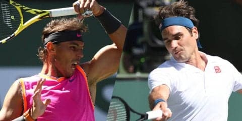【速報予定】ナダルVSフェデラーの準決勝。39回目の対戦は17日5時頃開始予定[ATP1000 インディアンウェルズ]