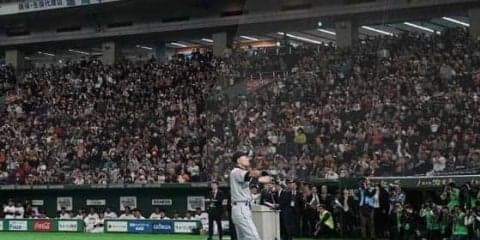 【MLB】イチロー人気は絶大！　選手紹介で東京ドームはスタンディングオベーション