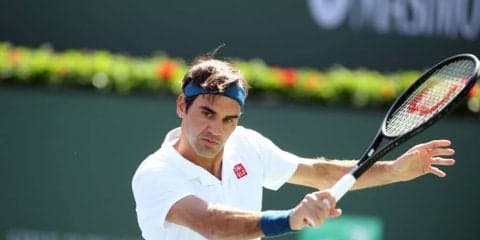 フェデラー、同大会6度目の優勝かけてティームと対戦。女子はケルバーが18歳との決勝へ