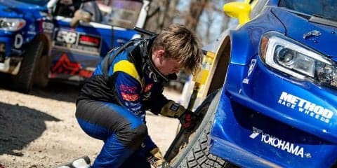 ARA100エーカーウッド：スバルのオリバー・ソルベルグが初日3番手と奮闘