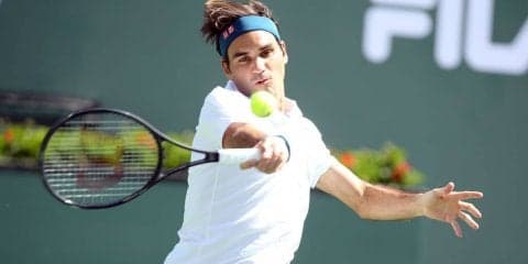 【速報】フェデラーが第1セットを先取。ティームとの決勝[ATP1000 インディアンウェルズ]