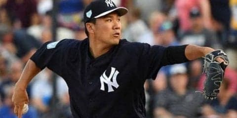 【MLB】田中将大、開幕投手へ順調　5回2安打1失点、7三振を奪う好投