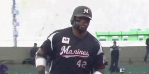 ロッテ新助っ人バルガス、待望のOP戦1号　31打席目でついに！