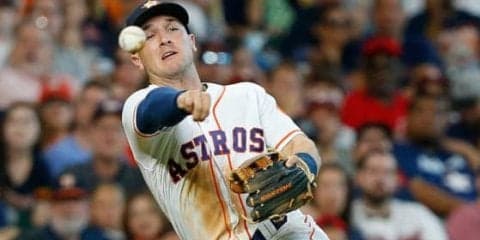 【MLB】アストロズのブレグマンが契約延長に合意　6年総額111億円の大型契約に