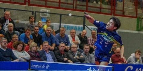 【卓球・ブンデスリーガ】及川瑞基が“ドイツの皇帝“ボルに金星　エースの責務果たす