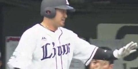 OP戦全て捕手で先発出場の西武森、フルスイングで待望1号「1本出てよかった」