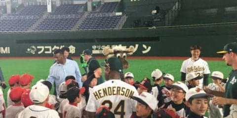 MLBレジェンドらが野球教室　ア軍選手はイチローの“完コピ”披露「昔真似した」