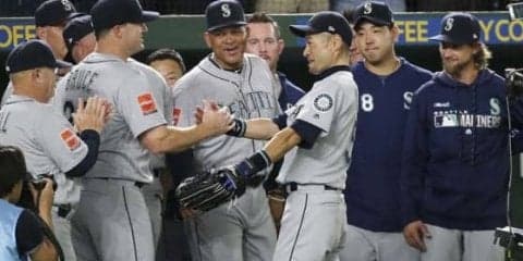 【MLB】イチローの“ラスト”に敵軍も総立ち　敵将は「どれだけ尊敬されているかの証」