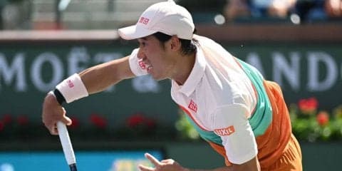 【速報】錦織が第1セットを先取。世界44位との2回戦[ATP1000 マイアミ]