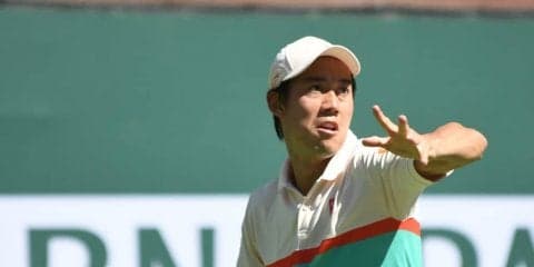 【速報】錦織がミス多く第2セットを落とす。第3セットで決着へ[ATP1000 マイアミ]