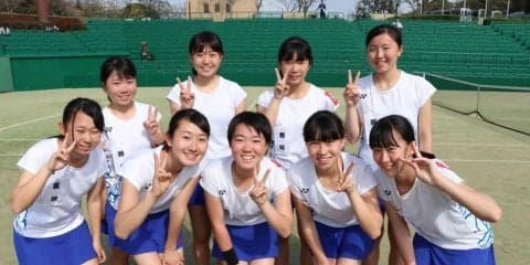 復興途中の福島で、県立磐城、笑顔の初出場 女子団体【第41回全国選抜高校テニス大会】