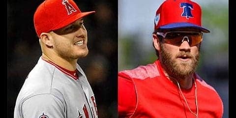 【MLB】ハーパーに“フラれた”地元紙が恨み節!?　トラウト472億円契約で「お株奪った」
