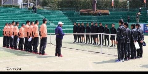 大分舞鶴対柳川の熱い九州対決 男子団体準々決勝【第41回全国選抜高校テニス大会】