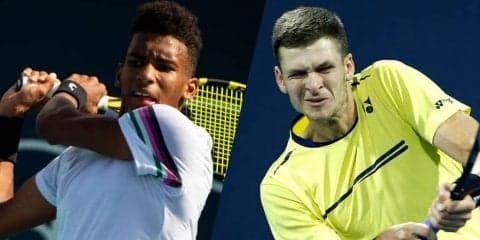 注目株ホルカシュ、オジェ アリアシムと期待の若手対決へ。王者ジョコビッチも3回戦に臨む。