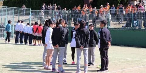 キャプテンが流れを引き寄せた沖縄商学 女子団体準決勝【第41回全国選抜高校テニス大会】