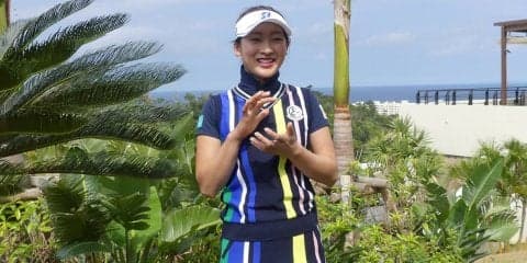 昨季トップ5入りが6回の松田鈴英　今年の目標は初優勝「ホステスプロの大会で勝てれば」