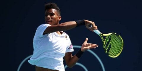 18歳オジェ アリアシム 若手対決制し4回戦進出。王者ジョコビッチは苦戦も3回戦突破