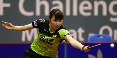 【卓球】平野、早田ら日本女子8人全員が16強進出＜オマーンOP＞