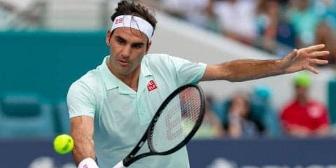 フェデラーが快勝で4回戦進出、フェレールは逆転で敗れる。女子はハレプがビーナス撃破