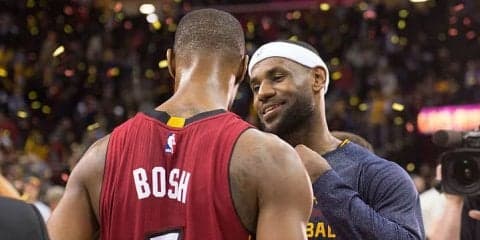 レブロンが引退のボッシュに感謝「君がいなかったらヒートでの優勝はなかった」
