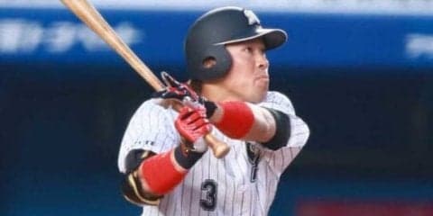 ロッテ角中、1安打1万円のチャリティ活動　「少しでも多くの寄付が出来るよう」