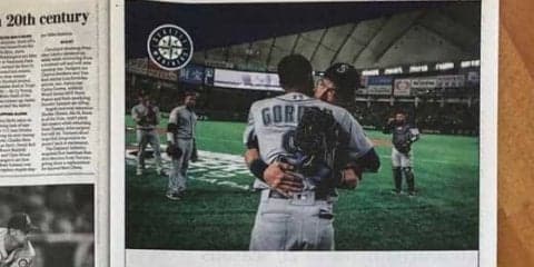 【MLB】「THANK YOU ICHIRO」-“愛弟子”ゴードン、地元紙に感謝綴る異例の全面広告