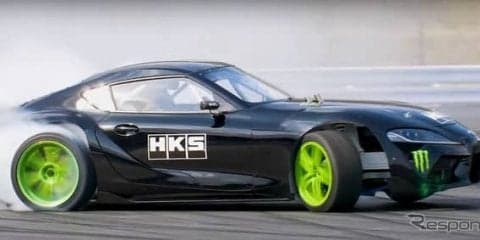トヨタ スープラ 新型、800馬力のドリフトレーサーが完成…先代の2JZ-GTE型エンジンに換装