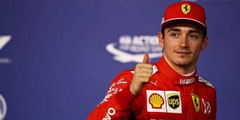 【F1 バーレーンGP】参戦2年目、21歳のルクレールが初ポールポジションを獲得
