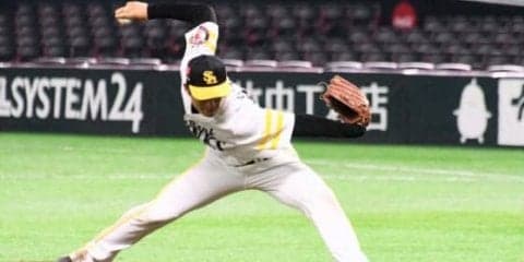 ホークス高橋礼、6回1失点でプロ初勝利、3連勝に貢献　「CSの方が緊張しました」