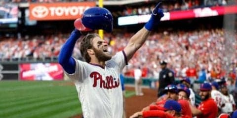 【MLB】ハーパー、142M特大の移籍1号動画にファン歓喜　「3億3000万ドルの価値」