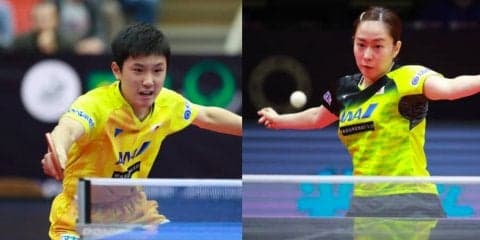 世界卓球混合ダブルス代表の石川・張本ペアが初戦を勝利で飾る＜カタールOP＞