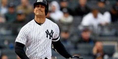 【MLB】ヤンキース痛手…スタントンが左上腕二頭筋故障で離脱「まったく嫌になる」