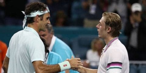 フェデラーが「新世代」に賛辞、「昨年からブレークしはじめ、トッププレーヤーにも勝った」