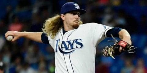 【MLB】レイズ右腕の“魔球”スプリット、曲がりすぎてファン困惑「えげつない球」