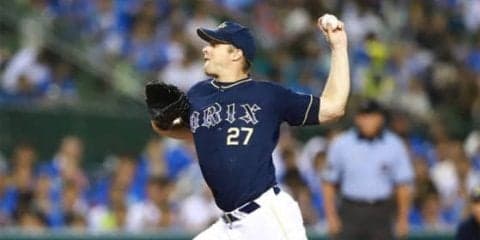 オリ、アルバース5回7失点でチーム初勝利ならず　「最後までリズム掴めなかった」