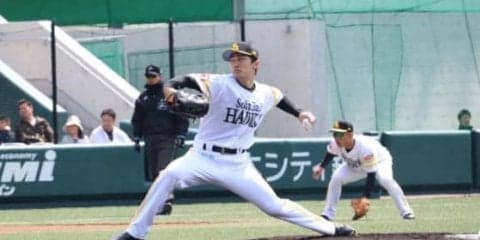 鷹・和田、319日ぶり実戦は2回無失点「肩のことを忘れて腕を振れて嬉しかった」