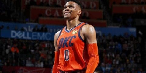 ウェストブルック、前人未到の3シーズン連続『平均トリプル・ダブル』まで秒読み