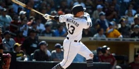 【MLB】“332億円男”マチャドが移籍後初本塁打　弾丸ライナーで左翼スタンドに突き刺す