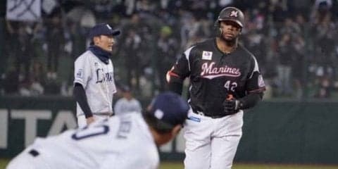 ロッテ、バルガスが来日1号2ラン！　「最初の1本が出て嬉しい、次もガンバルガス」