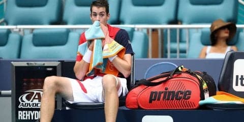 世界10位イズナーが足の疲労骨折のため「ATP250 ヒューストン」を欠場。マドリードでの復帰を目指す