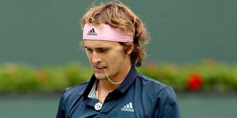 世界3位ズベレフ 4ゲームしか奪えず3回戦敗退。「この一週間病気だった」[ATP1000 インディアンウェルズ]