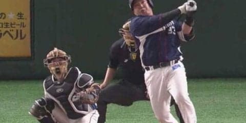 西武山川、バックスクリーンへ特大4号ソロ「打ててよかった」