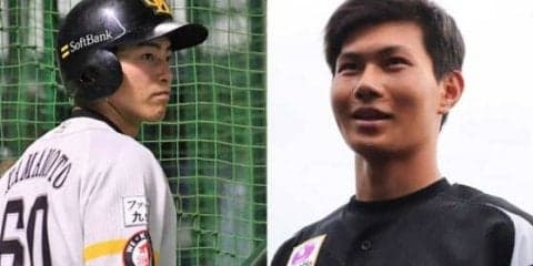 鷹、初スタメンの釜元は「9番・左翼」　ロッテドラ1藤原が4戦ぶり先発　スタメン発表
