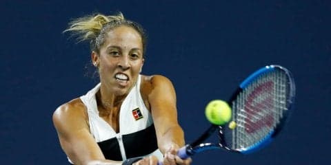 世界18位キーズ、同胞スティーブンスを破りベスト4進出「友達とプレーするのはいつも難しい」[ボルボ・カーズ・オープン]