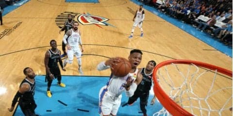 ラッセル・ウェストブルックが3年連続の『アベレージ・トリプル・ダブル』を達成