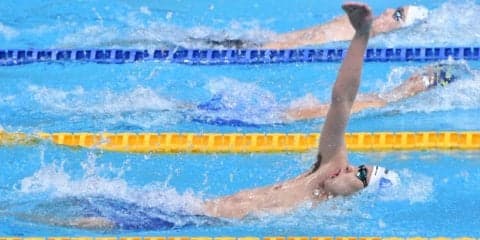 【水上競技部競泳パート】　日本選手権５日目、男子２００㍍背泳ぎの関学対決