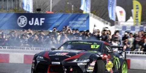スープラ 新型迫力のドリフト走行…モータースポーツジャパン2019